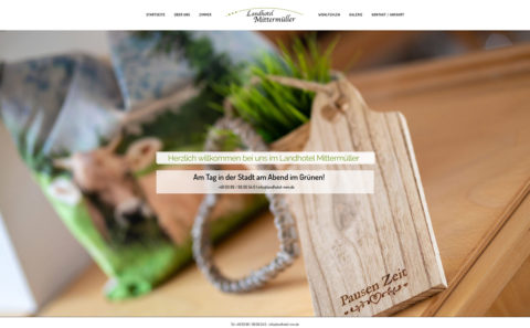 Fotograf Straubing | Webdesign | Landhote Mittermüller | Putzbrunn