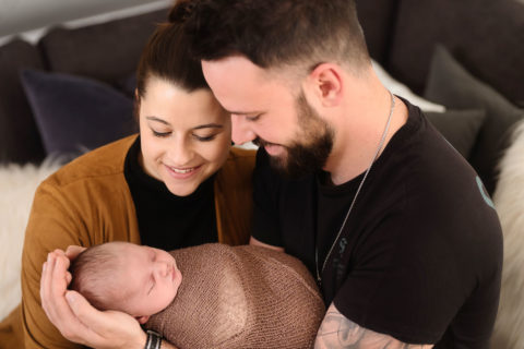 Newborn-Zwergerl Homeshooting - Babyfotograf Straubing