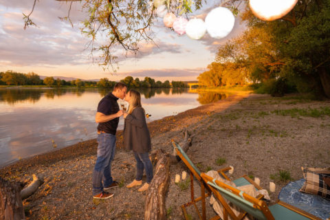 Business-Shooting | Picknick an der schönen Donau | Fotostyle Schindler