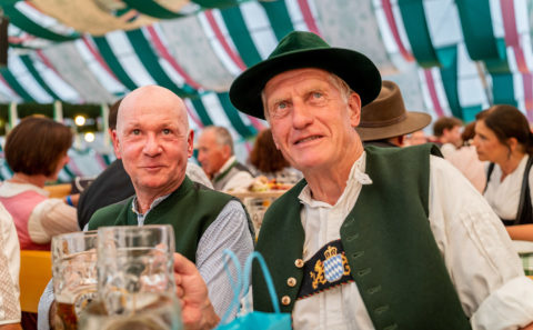 Business Fotoshooting - Gäubodenvolksfest Straubing mit Wolfgang Karl und Hans Zach