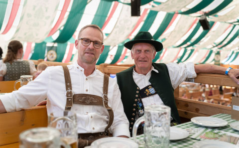 Business Fotoshooting - Gäubodenvolksfest Straubing mit Jürgen Rumrich und Hans Zach
