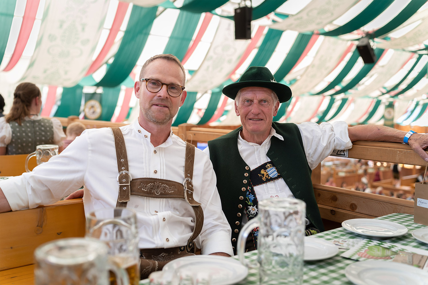 Business Fotoshooting - Gäubodenvolksfest Straubing mit Jürgen Rumrich und Hans Zach